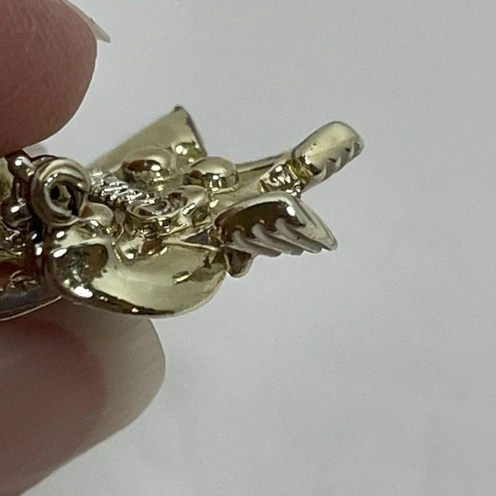 Sarah Coventry Silver Tone Multicolored Rhinestone Pin Brooch Or Pendant Vintage